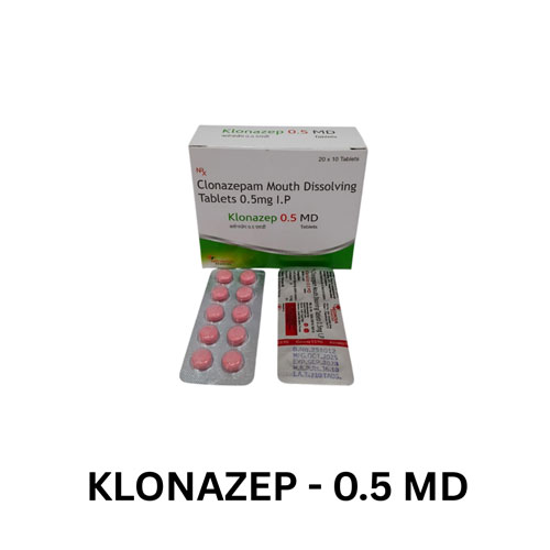 KLONAZEP-0.5 MD TABLETS