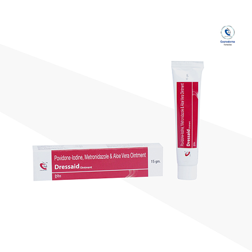 Povidone Iodine + Metronidazole Aloe Vera Ointment