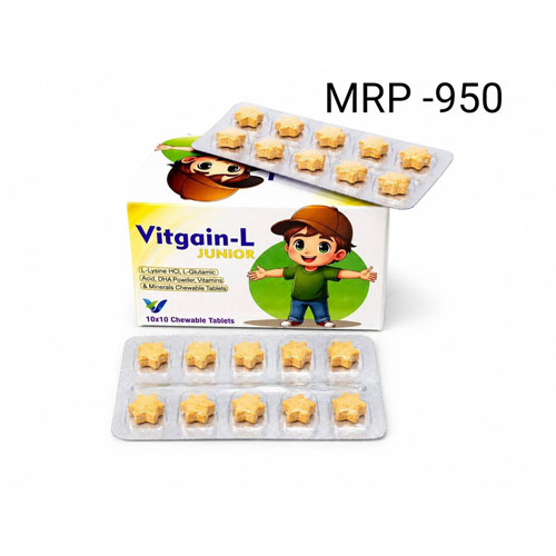 Vitgain-L JUNIOR Chewable Tablets