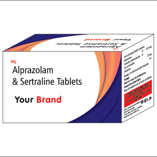 Alprazolam + Sertraline Tablets