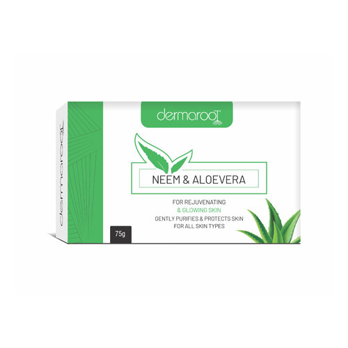 Dermaroot-Neem and Aloevera Soap