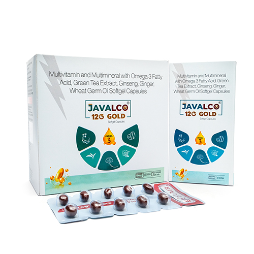 JAVALCO-12G GOLD SOFTGEL CAPSULES