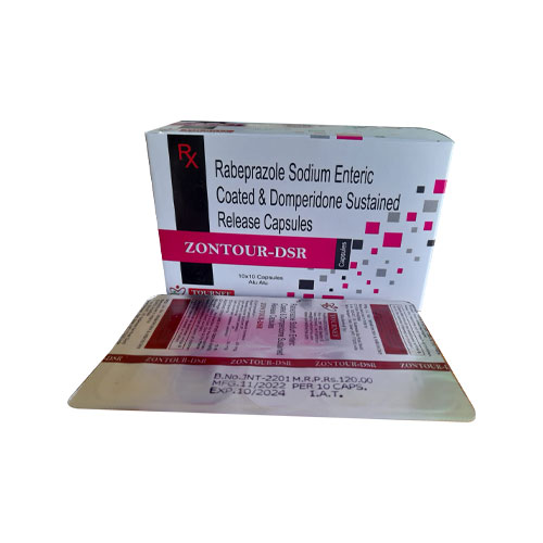 Rabeprazole Sodium Enteric Coated + Domperidone Sustained Release Capsules