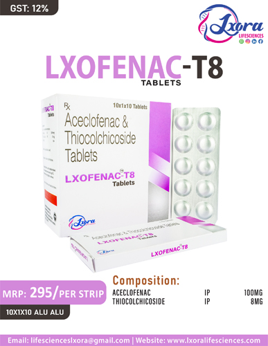 LXOFENAC-T8 TABLETS
