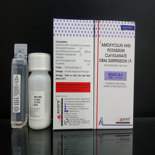 Rosclav with water Dry Syrup