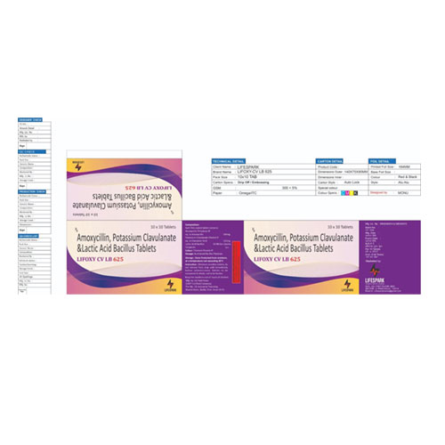 LIFOXY-CV LB 625 TABLETS