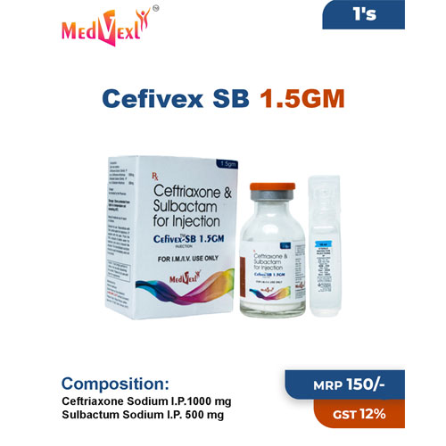 CEFIVEX-SB 1.5GM Injection