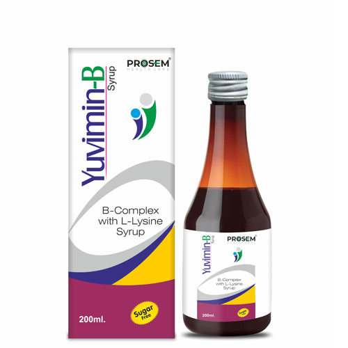 B-COMPLEX WITH L-LYSINE SYRUP SUGAR FREE