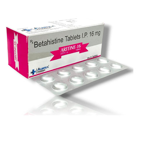 Betahistine Hydrochloride Tablets IP 16 mg
