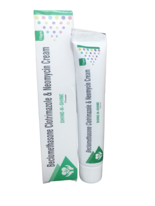 SHINE-N-SHINE BECLOMETHASONE CLOTRIMAZOLE  NEOMYCIIN CREAM