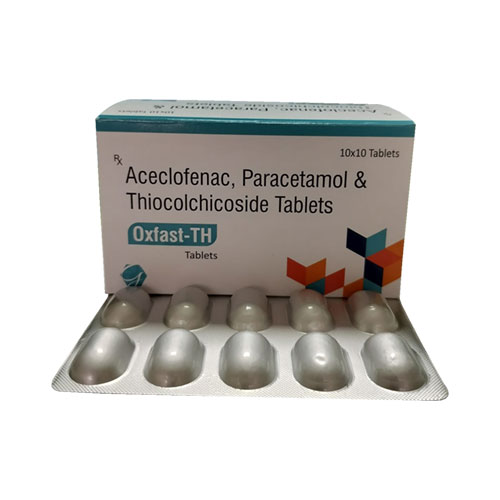 Aceclofenac + Paracetamol + Thiocolchicoside Tablets