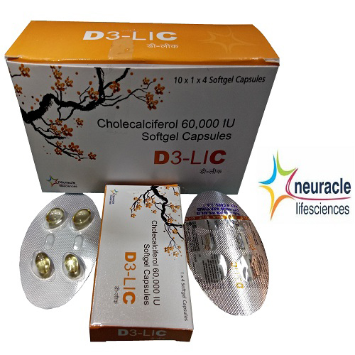 D3-LIC Softgel Capsules