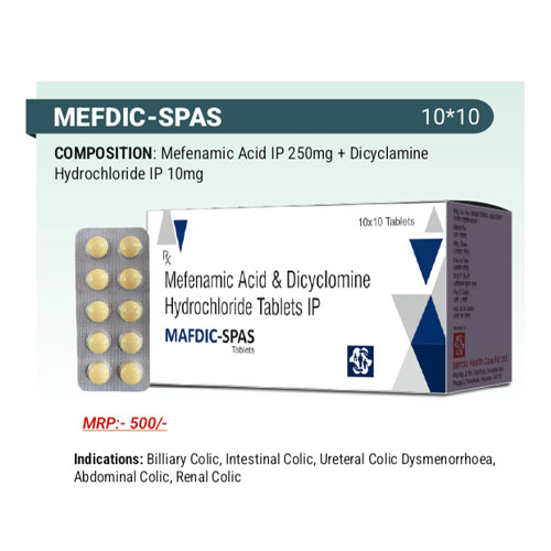 MEFDIC-SPAS TABLETS