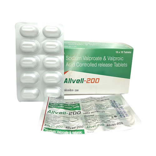 Sodium Valproate  I.P 200mg  + Valproic Acid I.P 87mg Tablets