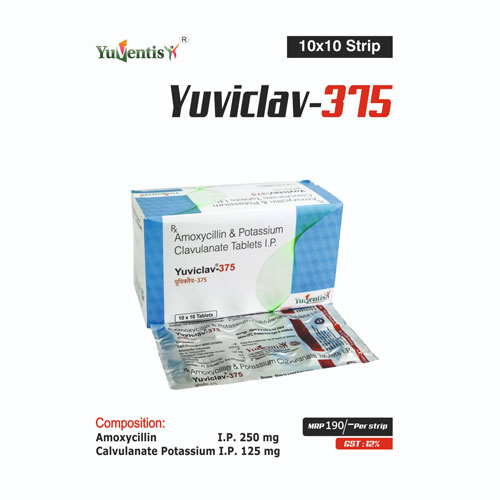 YUVICLAV - 375 TABLETS