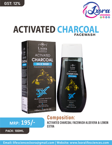 LXORA'® CHARCOAL FACEWASH