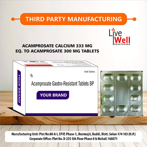 Acamprosate Calcium 300mg Tablets