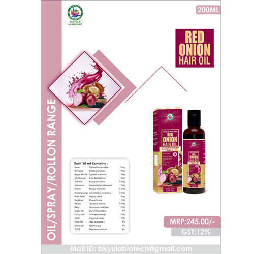 RED ONION HAIR OIL
