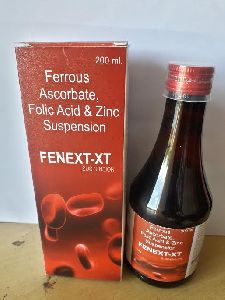 Ferrous Ascorbate + Folic Acid +zinc Sulphate Syrup