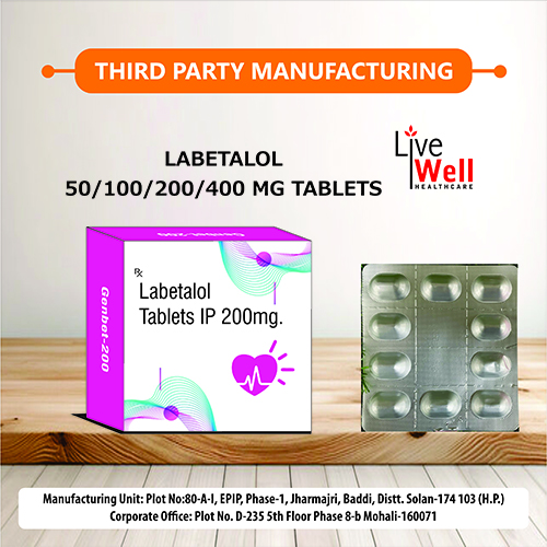 Labetalol 50mg Tablets IP