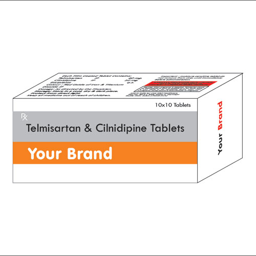 Telmisartan 40mg + Cilnidipine 10mg Tablets