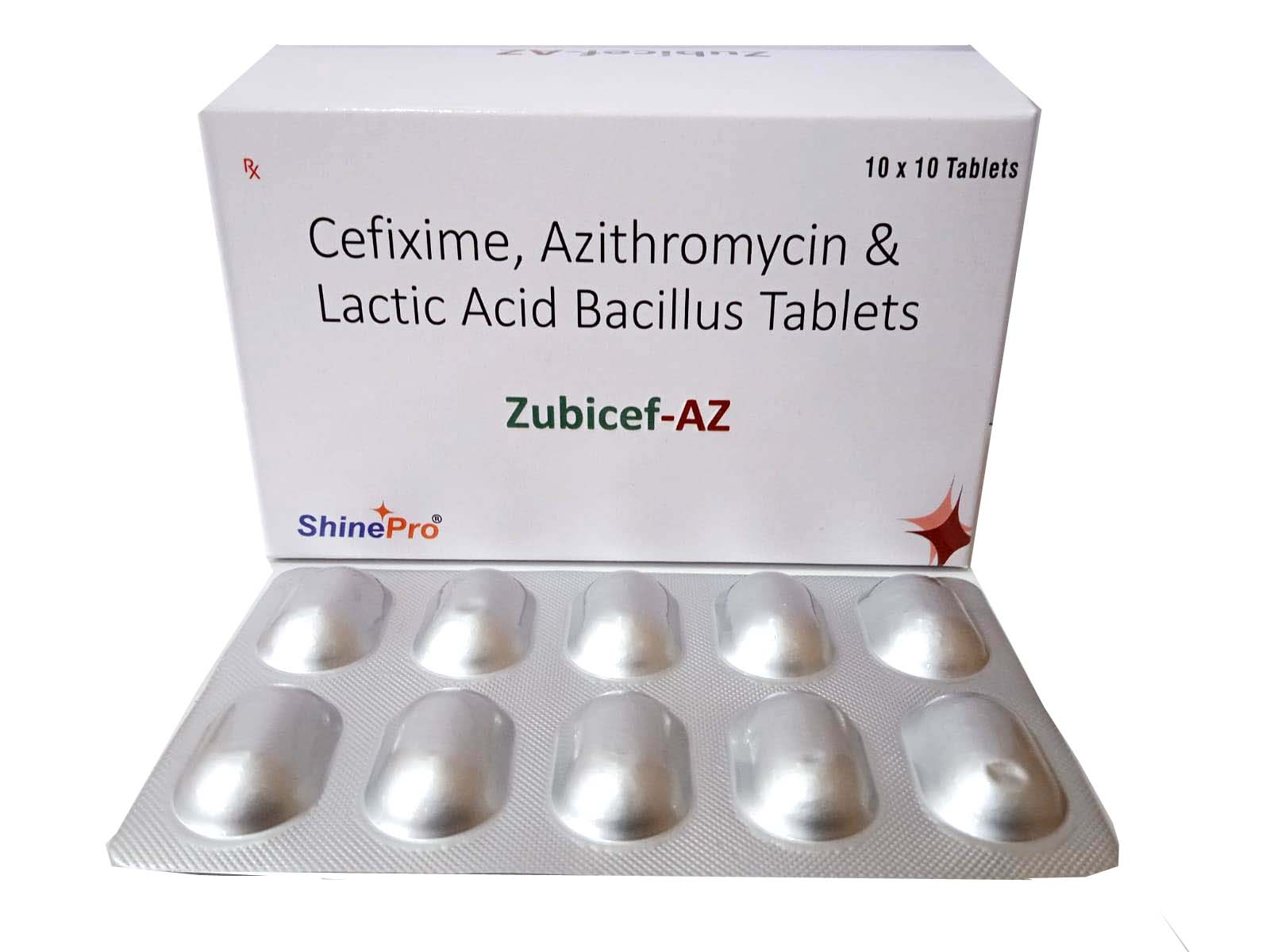 Cefixime  Azithromycin  Lactic Acid Bacillus Tablets 