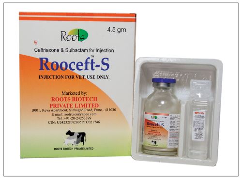 ROOCEFT-S 4.5 GMS Injection