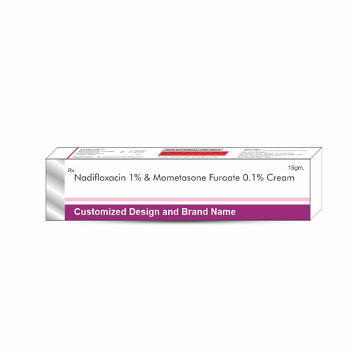 Nadifloxacin 1% + Mometasone 0.1% Cream