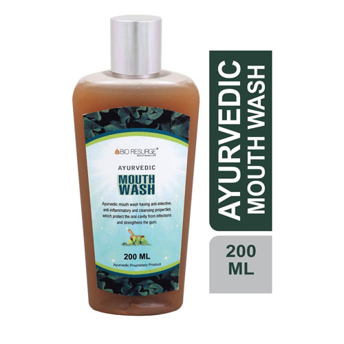 Bio resurge antibacterial ayurvedic mouthwash | 200ml |