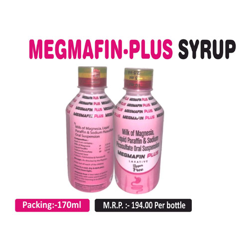 Liquid paraffin 1.25 ml + Milk of magnesia 75 mg + Sodium picosulfate 3.33 mg/5 ml Syrup