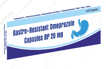 Gastro - Resistant Omeprazole 20mg Capsules