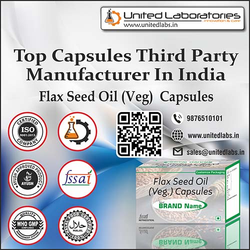 Flax Seed Oil (Veg.) Capsules