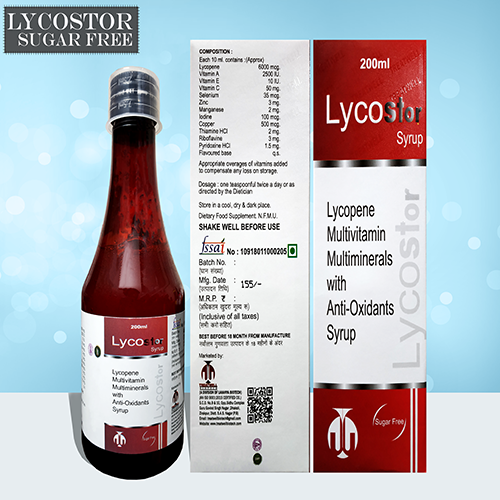 LYCOSTOR Syrup 200ml(SUGAR FREE)