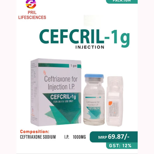 Cefcril-1g Injection