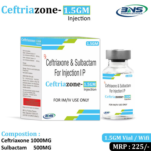 Ceftriazone-1.5GM Injection
