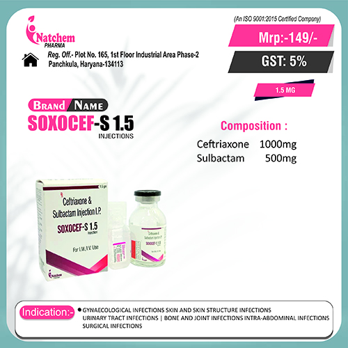 SOXOCEF-S 1.5 Injection