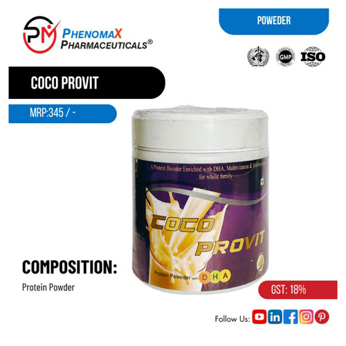 COCO PROVIT POWDER (PLASTIC PACK - VANILLA  FLAVOUR)