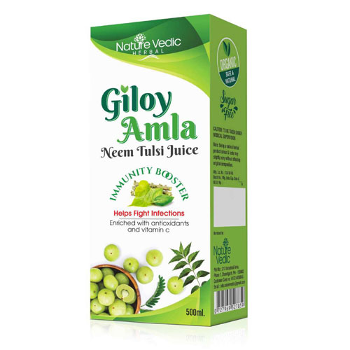 NATURE VEDIC KARELA + JAMUN + NEEM JUICE