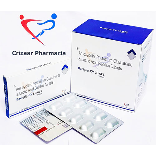 Bacigrip-CV LB 625 Tablets