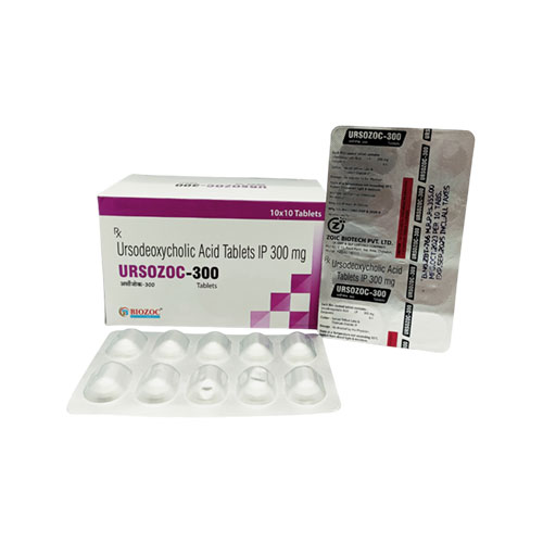 URSODEOXYCHOLIC ACID IP 300 MG TABLETS