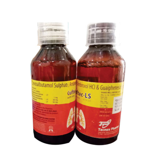 Levosalbutamol 2.5 mg + Ambroxol 30 mg + Guaiphenesin 50 mg Syrup