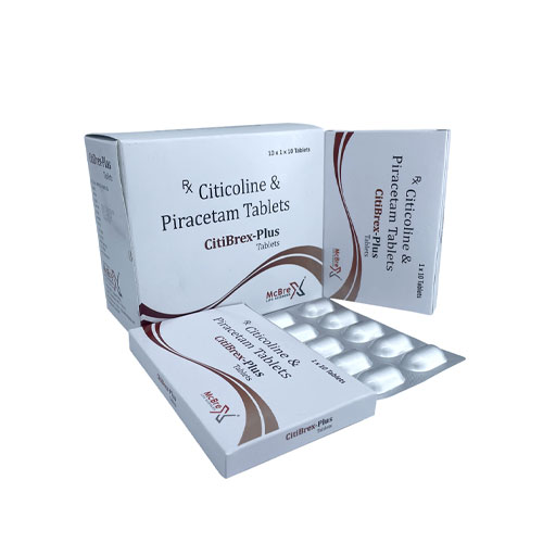 Citicoline 500mg + Piracetam 800mg TABLETS
