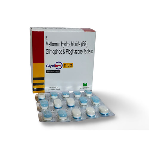 GLYCILOW-TRIO 2 TABLETS