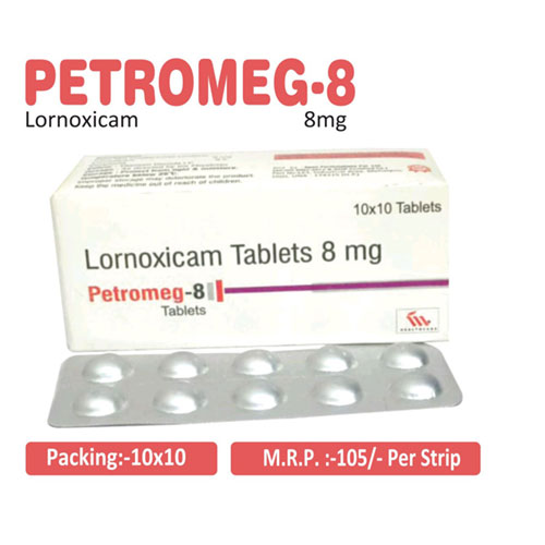Lornoxicam 8mg Tablets