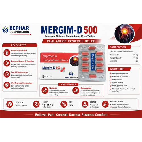 MERGIM-D 500 Tablets