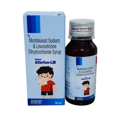 Montelukast Sodium + Levocetirizine Dihydrochloride Syrup 