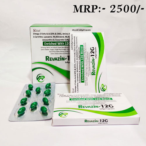 REVAZIN-12G Softgel Capsules
