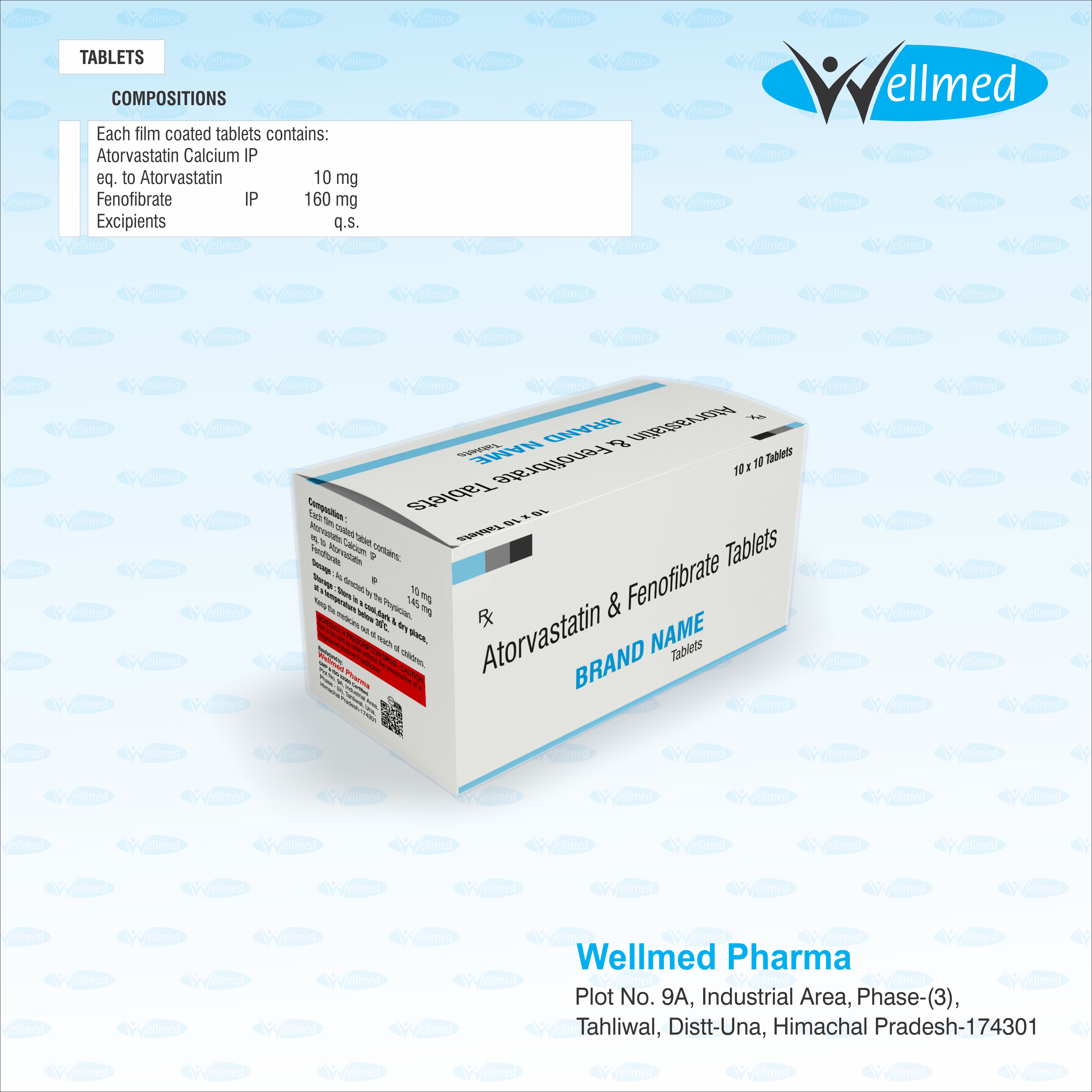 Atorvastatin  Fenofibrate