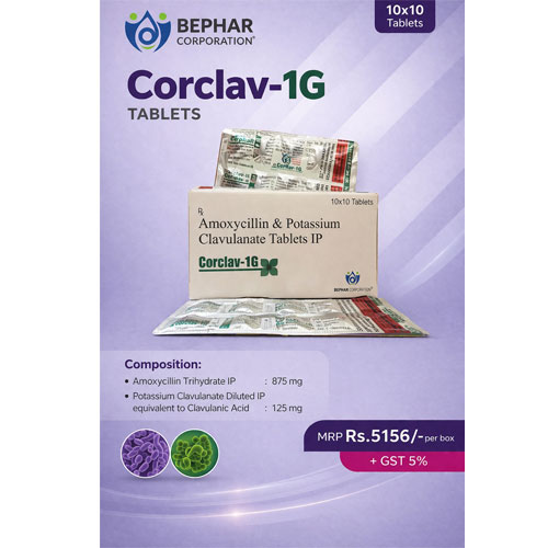 CORCLAV-1GM Tablets