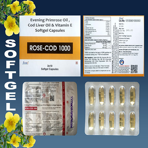ROSE-COD 1000 Soft Gel Capsules 
